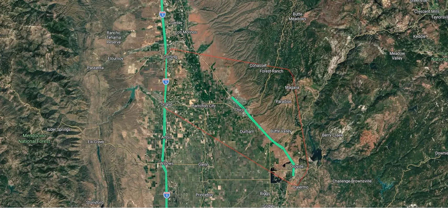 Service Area Map